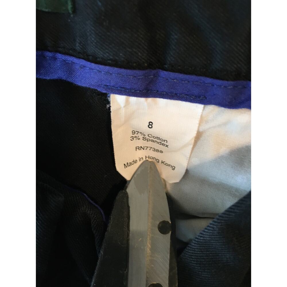 J. Crew stretch cotton CityFit Pants size 8 Black - Picture 16 of 16